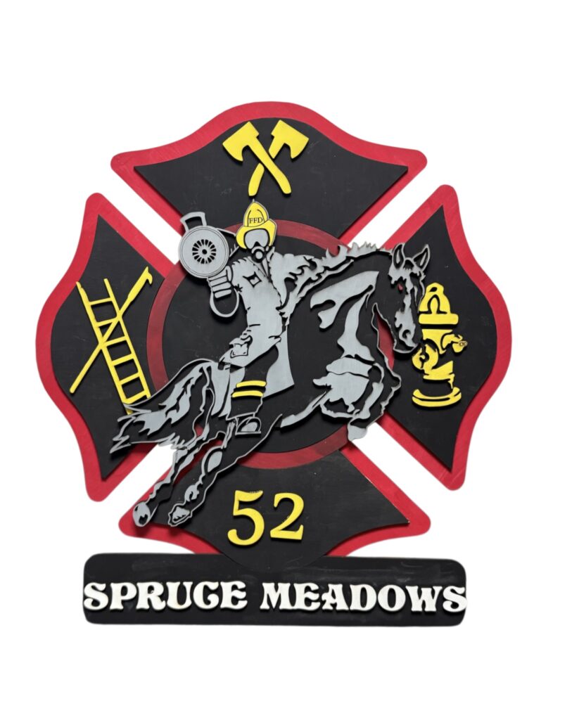 Spruce Meadows Fire Crest